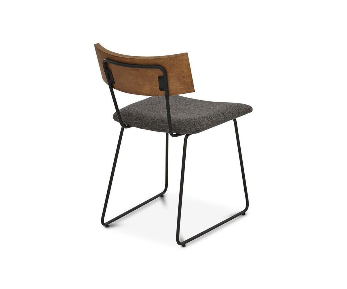 Karsten Dining Chair - Modern Wooden Kitchen Chair with Upholstered Seat - Perfect for Dining Room, Kitchen, and Breakfast Nook