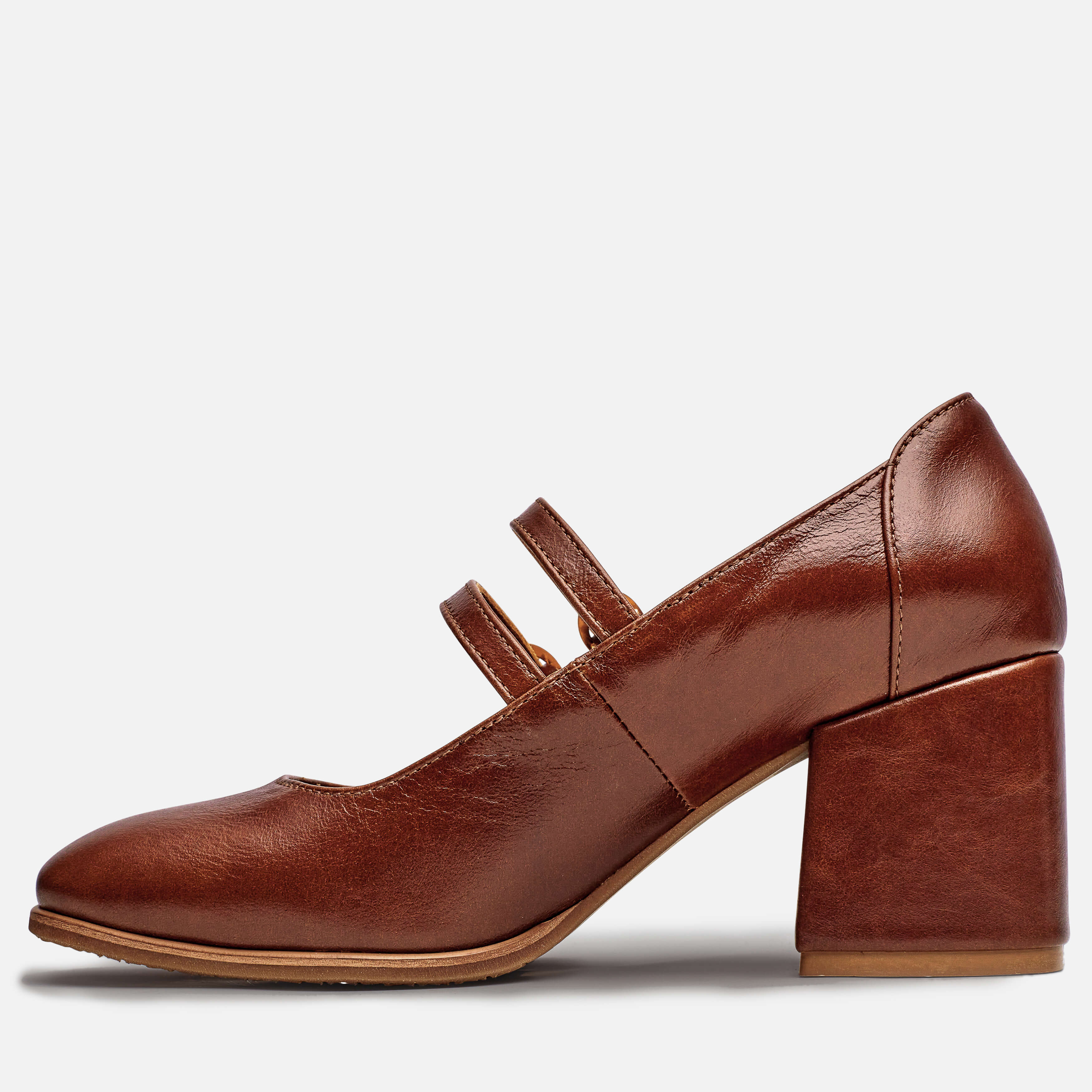 Elegant Marcel Mary Jane Heels for Women - Comfortable Low Block Heel Pumps - Perfect for Office, Wedding & Special Occasions