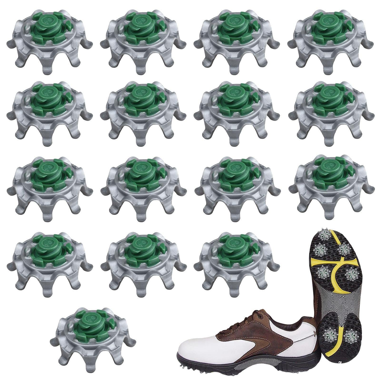 Golf Spikes Replacement Cleats - Easy to Install Soft Studs for Golf Shoes | Compatible with Most Golf Shoes | Perfect for Course Play & Practice Sessions
