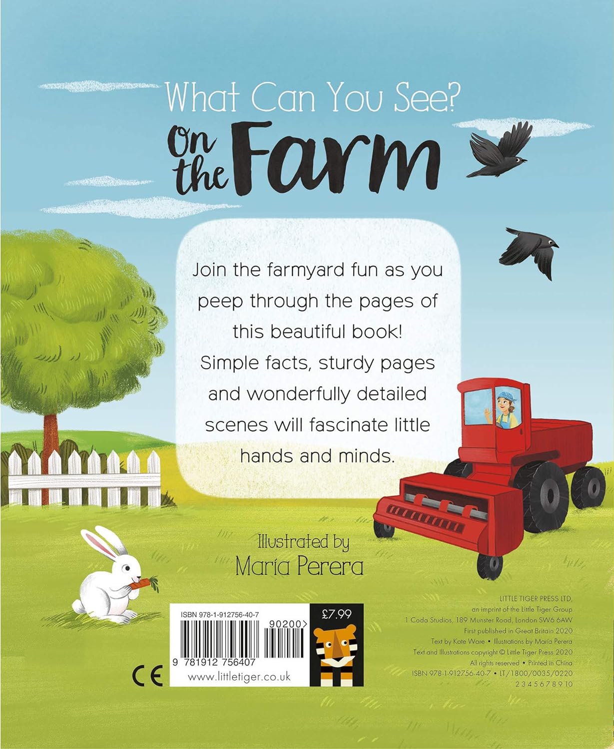 What Can You See On the Farm? - Interactive Board Book for Toddlers & Babies - Perfect for Early Learning and Bedtime Stories