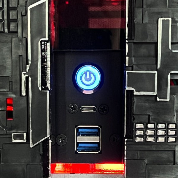 Star Trek Borg Fusion Cube ATX PC Case - High-Performance Gaming Computer Case for Sci-Fi Fans | Perfect for Themed Builds & Collectors