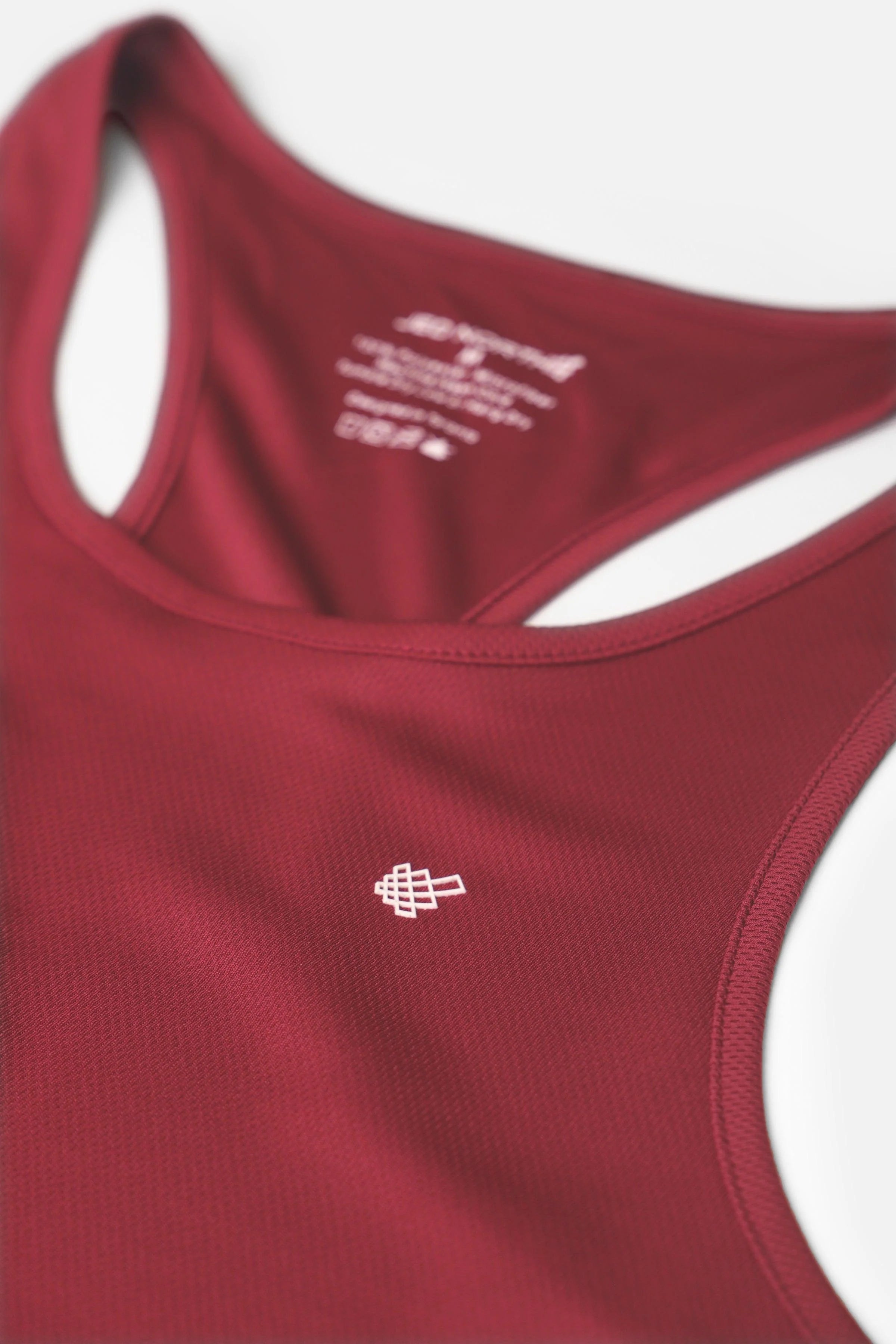 Jed North Men's Microfiber Dri-Fit Tank Top - Moisture Wicking Athletic Shirt for Workout & Running - Maroon Red Color