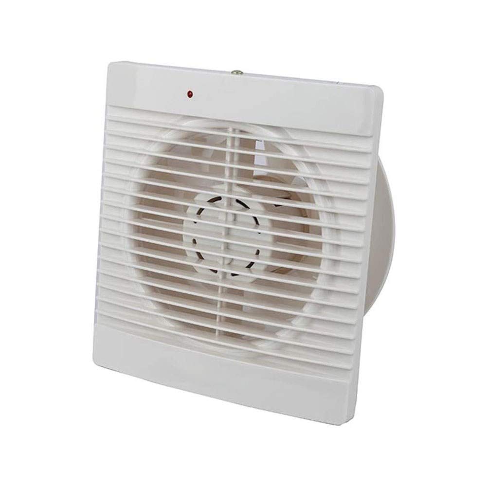 High Power Low Noise Industrial Extractor Fan - Commercial Kitchen & Bathroom Exhaust Fan with Wall Mount Louver - Perfect for Home, Restaurant, Office Ventilation - Living Room, Bedroom, Bathroom & Kitchen Use