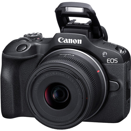 Canon EOS R100 Mirrorless Digital Camera with 18-45mm & 55-210mm Lenses Kit - Perfect for Travel Photography, Vlogging, and Everyday Shooting