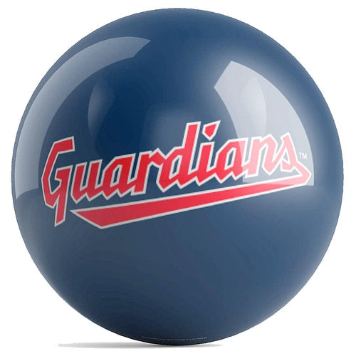 Official MLB Cleveland Guardians Bowling Ball - Professional 16lb Bowling Ball for Men & Women - Perfect for League Play, Tournaments & Casual Bowling Nights