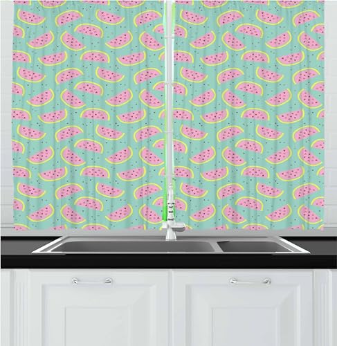 Mint Green Yellow and Pink