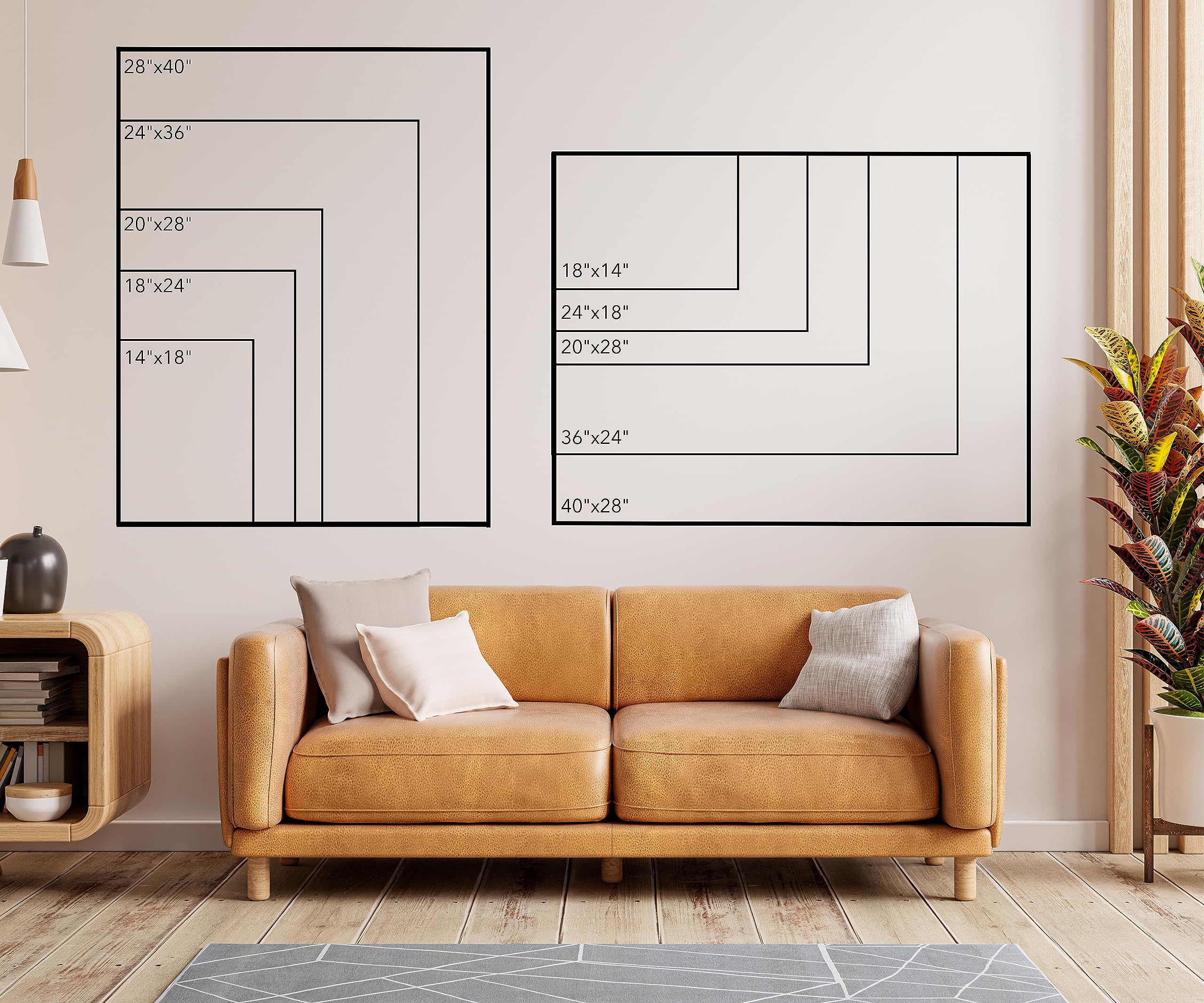 2025 Two Month Wall Calendar - Personalized Family Planner with Marker | Perfect for Home Office, School, or as a Housewarming Gift