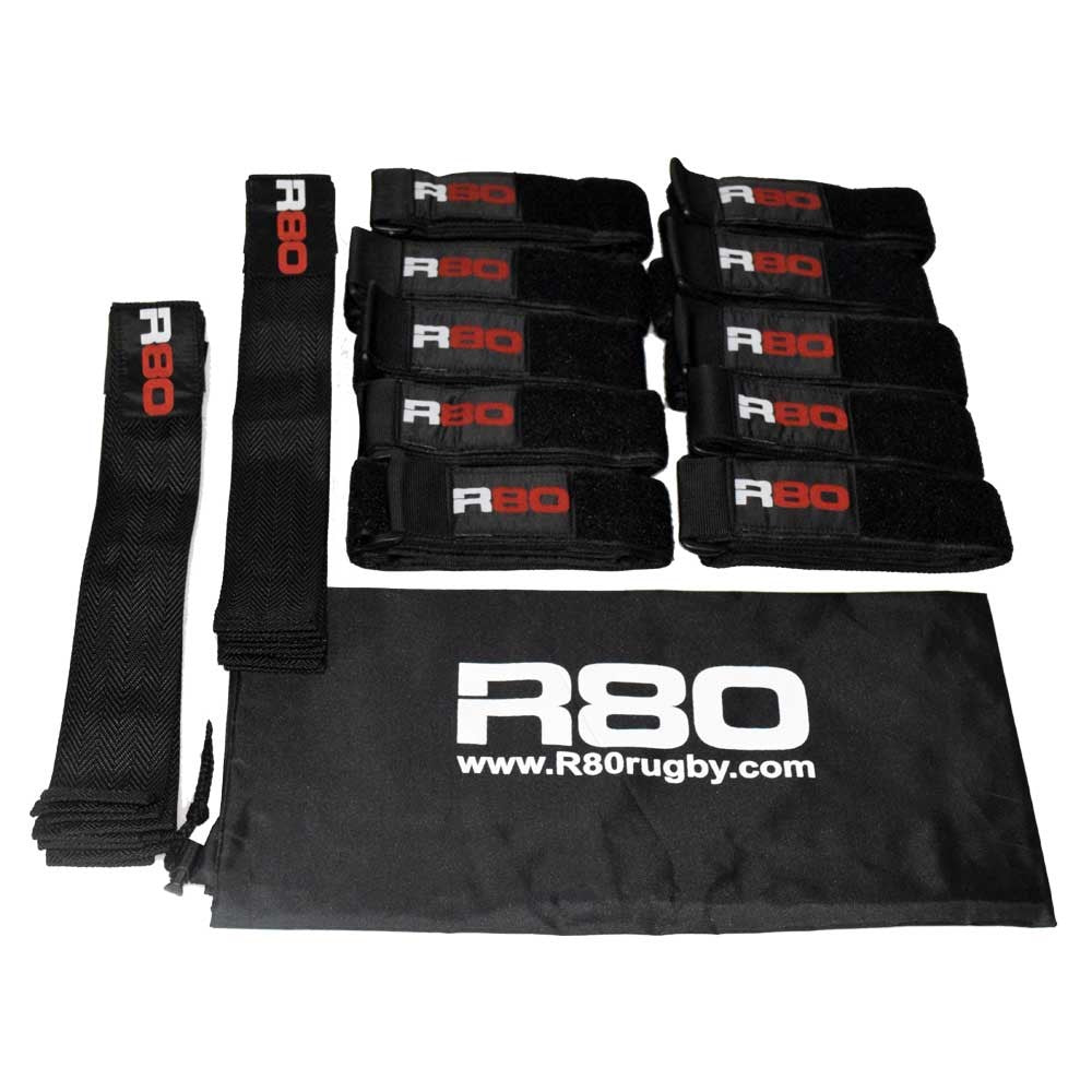 R80 Junior Rippa Rugby Set for 15 Players - Kids Rugby Training Equipment for Schools & Youth Teams | Perfect for Practice, Games & Team Sports Activities