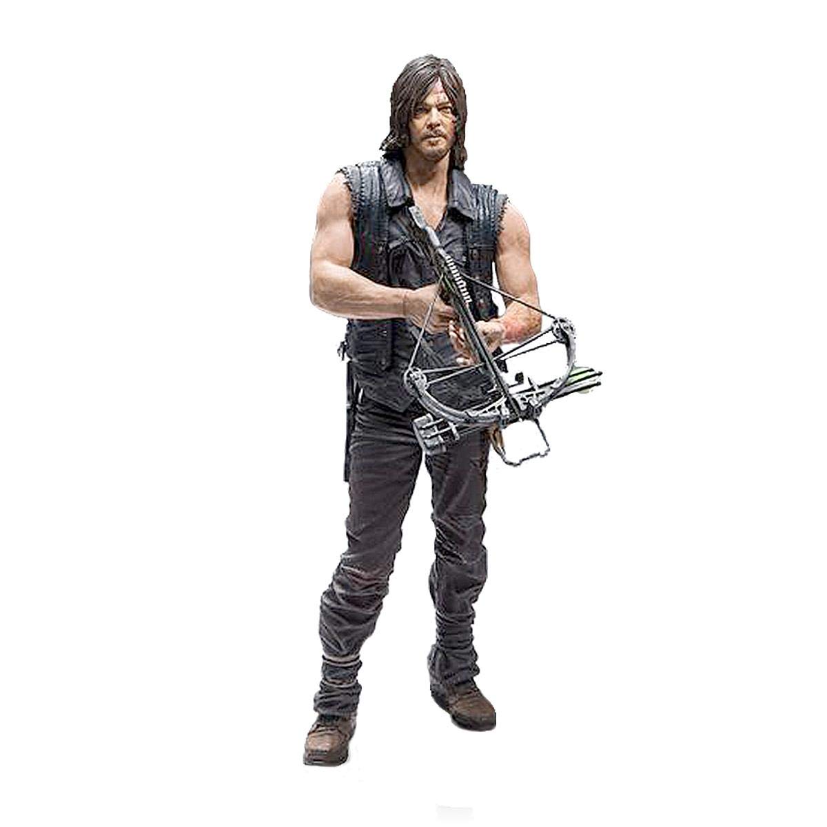 McFarlane Toys The Walking Dead 10-inch Daryl Dixon Deluxe Action Figure - Collectible Zombie Apocalypse Character Model for Display & Role Play