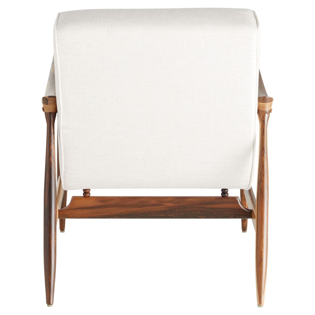 Cyan Design 11817 Oscar Arm Chair in Light Brown and Cream - Elegant Upholstered Living Room Accent Chair for Home and Office