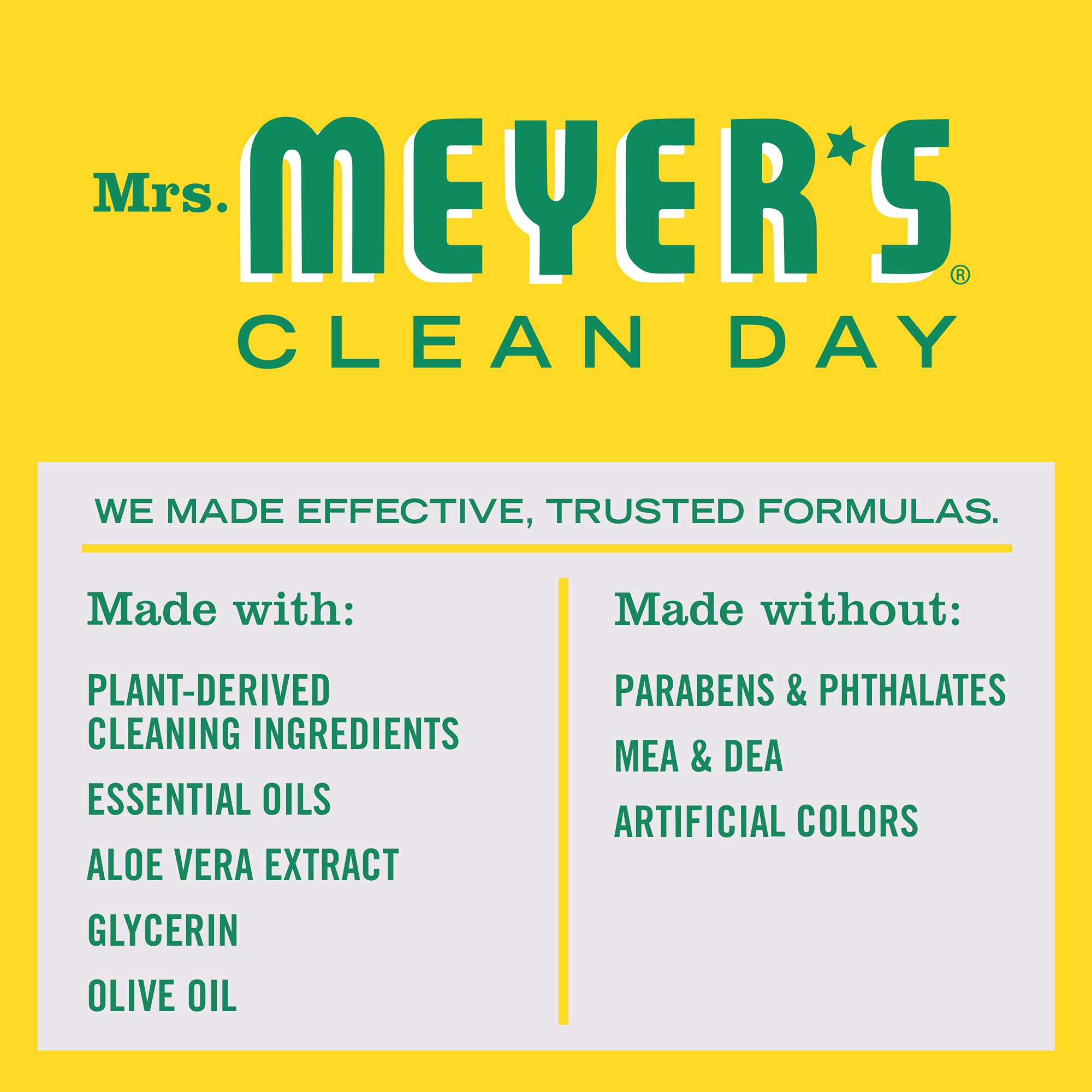 Mrs. Meyer's Clean Day Liquid Hand Soap Refill, 33 oz (975 ml) - Cruelty Free, Biodegradable Hand Wash with Essential Oils, Honeysuckle Scent | Gentle for Daily Use, Kitchen, Bathroom & Office | Vegan, Eco-Friendly Cleaning Solution