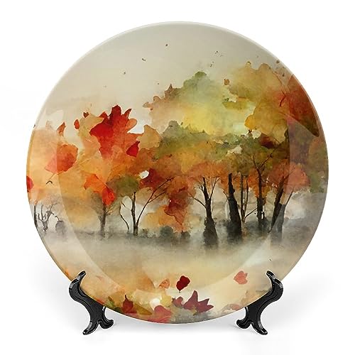 Fall Maple Trees Abstract Painting