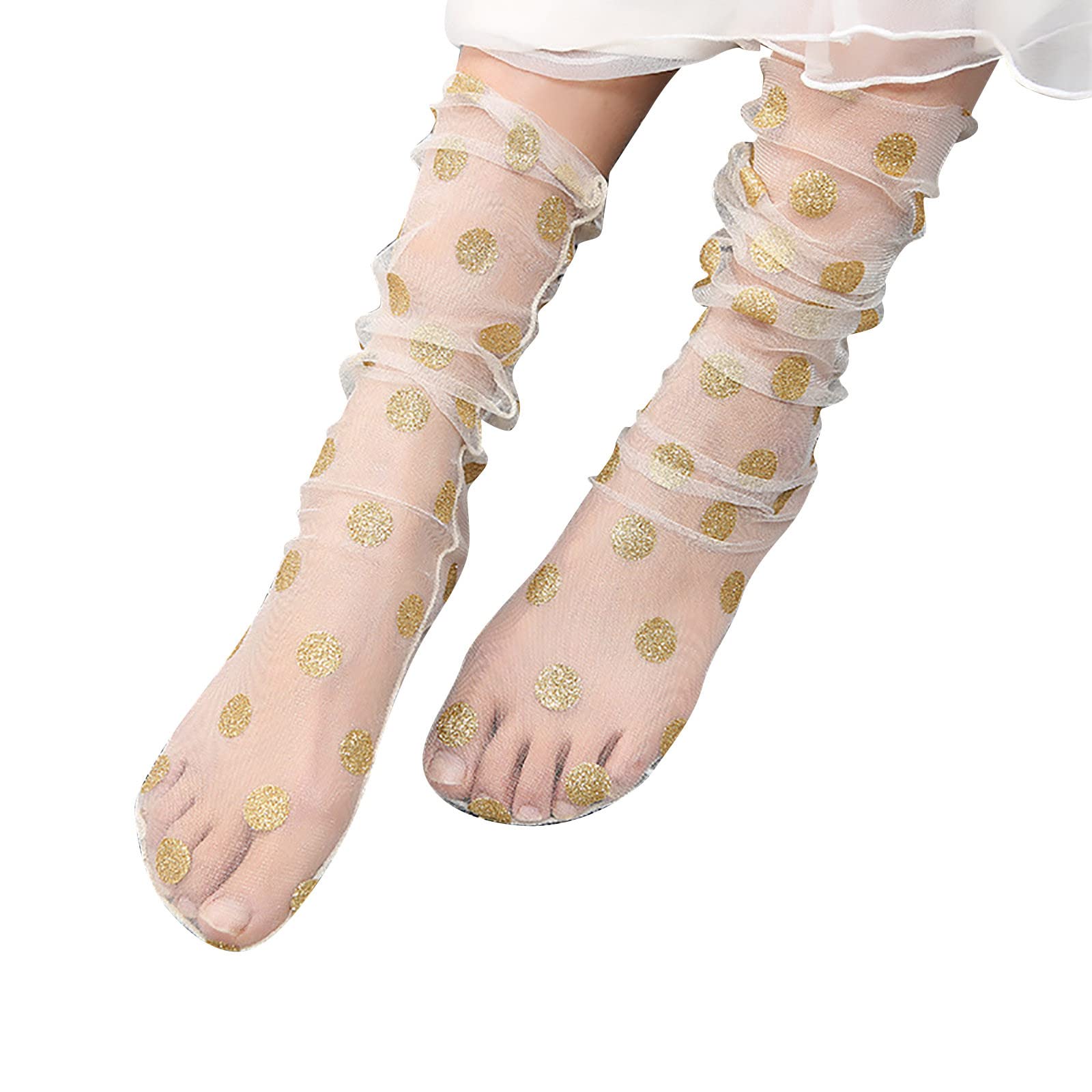 Breathable Spring & Summer Socks for Men - Trendy Floral Print Hiking Socks - Lightweight & Comfortable for Outdoor Activities, Walking, and Daily Wear