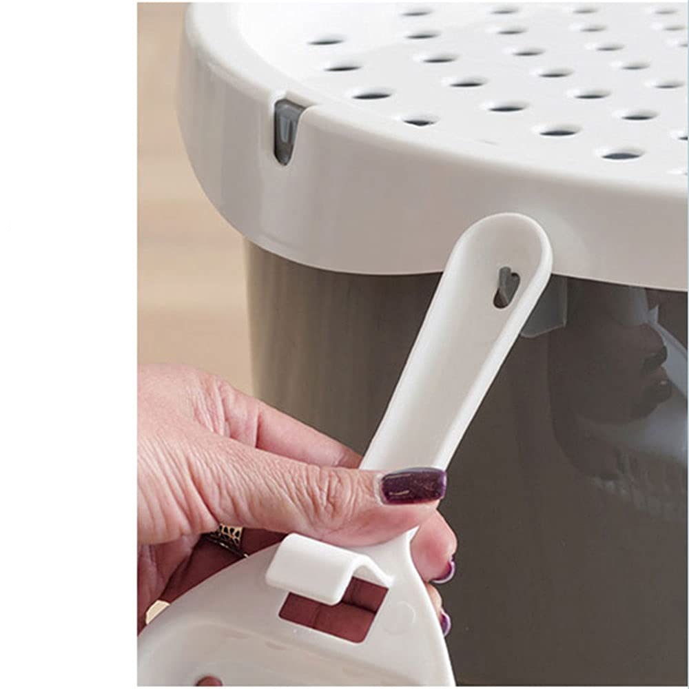 Top-Entry Cat Litter Box with Anti-Sand Design - Large Semi-Enclosed Cat Toilet for Multiple Cats - Durable Snail-Shaped Litter Box for Home & Office Use (Color: A)