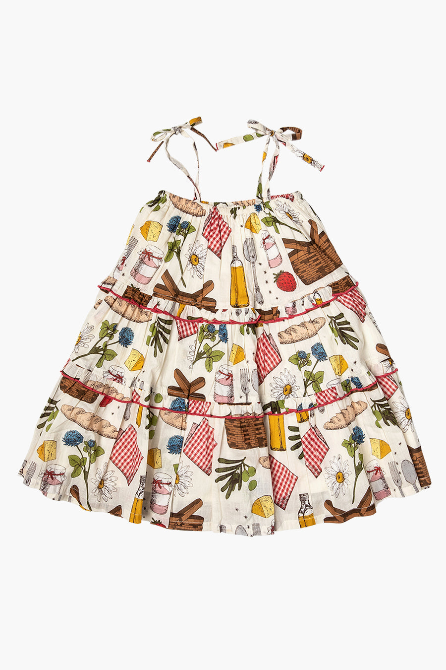 Girls Pink Chicken Print Dress - Cute Garden & Picnic Outfit for Toddler Girls | Perfect for Outdoor Play, Birthday Parties & Photo Shoots