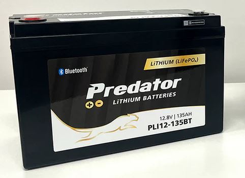 Predator 12V 135Ah Deep Cycle Lithium Battery for RVs, Boats, Solar Systems & Off-Grid Power - Lightweight & Long-Lasting Energy Storage Solution