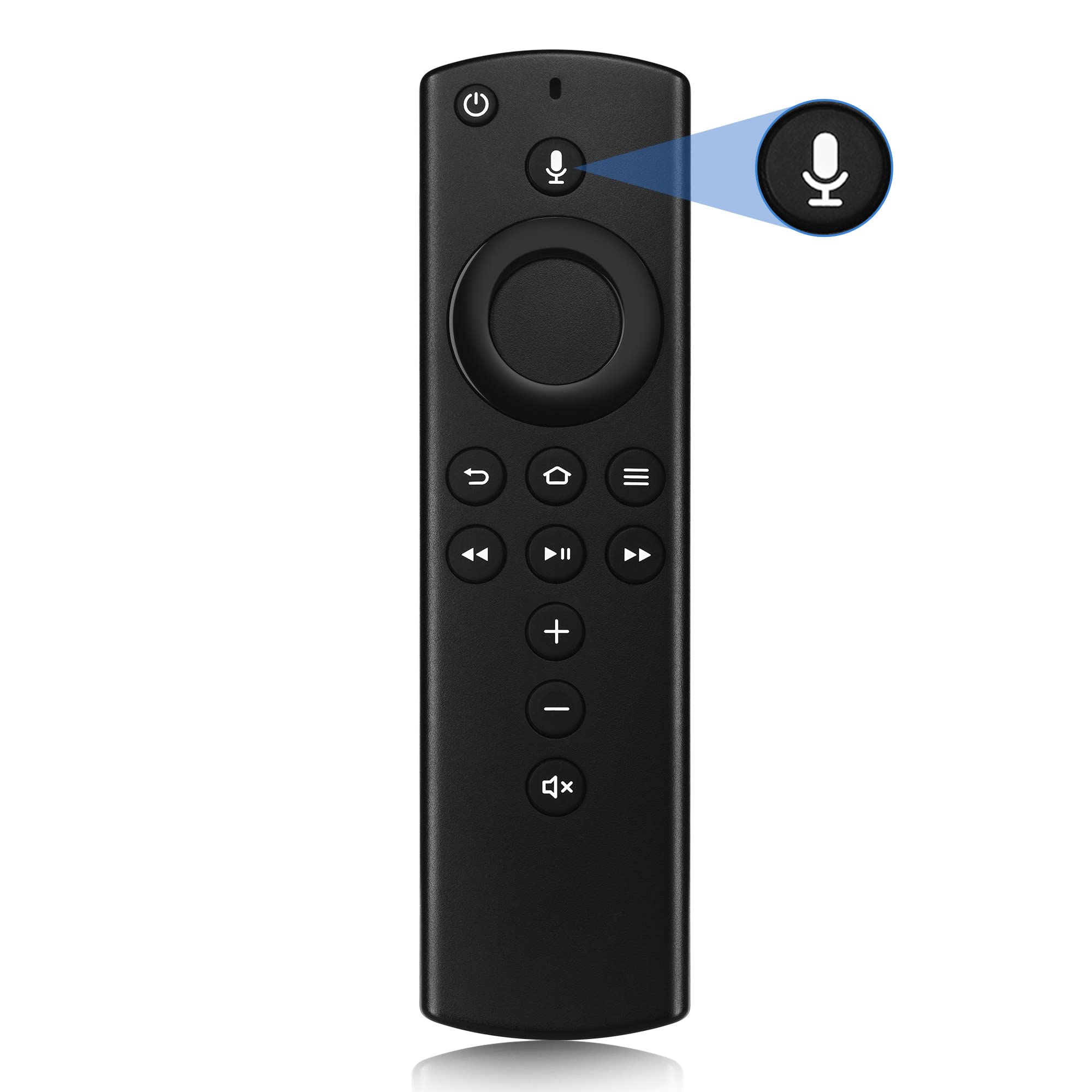 Replacement Voice Remote Control Compatible with Fire TV Stick (2nd Gen, 4K, Lite, 2020), Fire TV Cube & 3rd Gen Amazon Smart TVs - Hands-Free Alexa Voice Search for Streaming & Smart Home Control