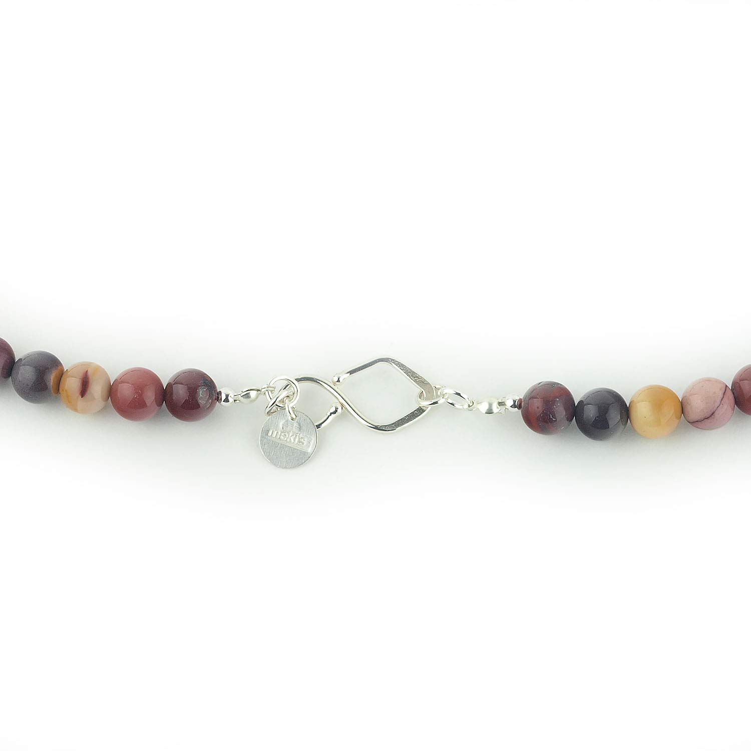 Elegant Sterling Silver and Mookaite Gemstone Necklace for Women | Handmade Jewelry Gift for Her | Perfect for Weddings, Anniversaries & Special Occasions