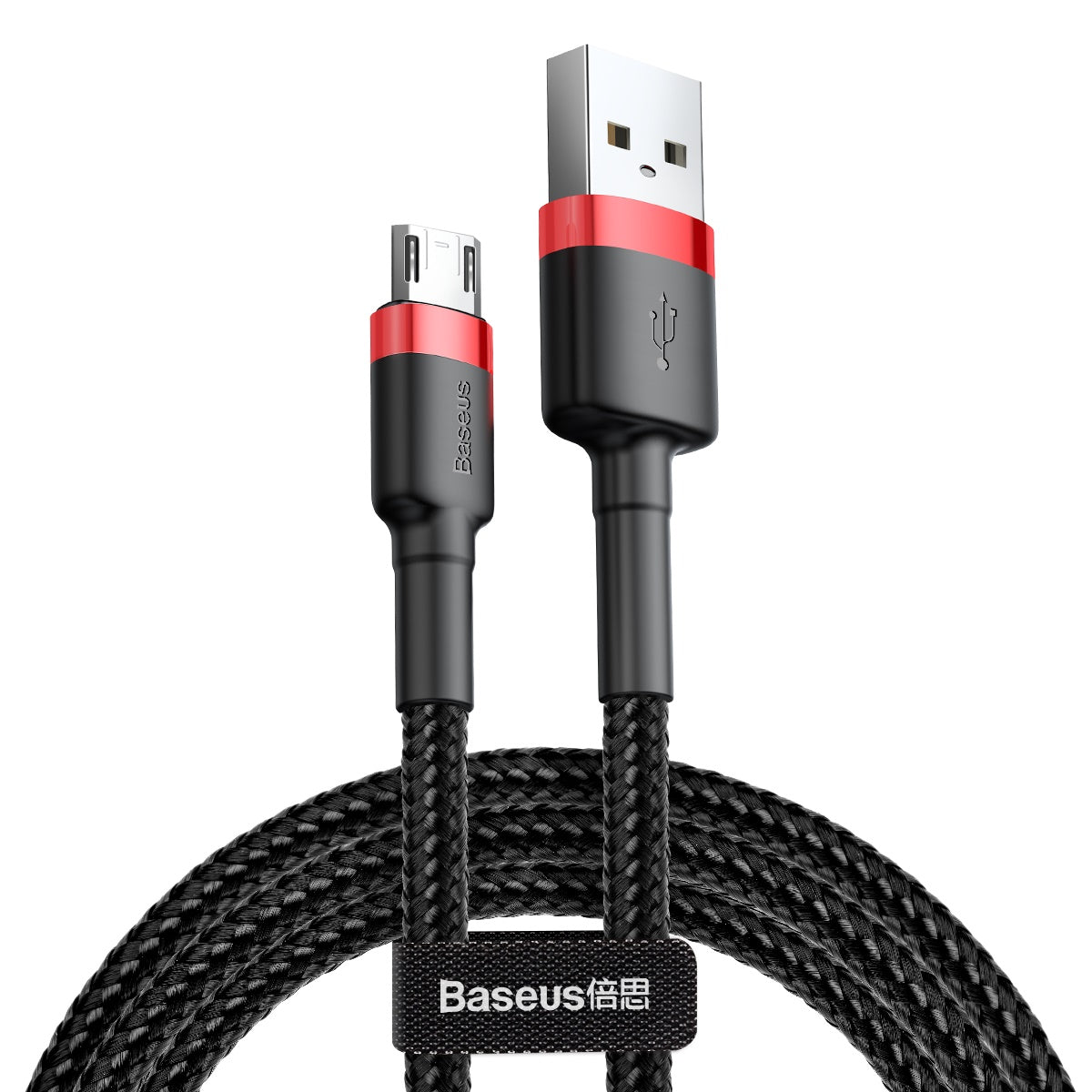 Baseus 2M Micro USB Cable (1.5A Fast Charging) - Durable Cafule Series Charging Cord for Android Phones, Tablets & Power Banks | Perfect for Home, Office & Travel Use