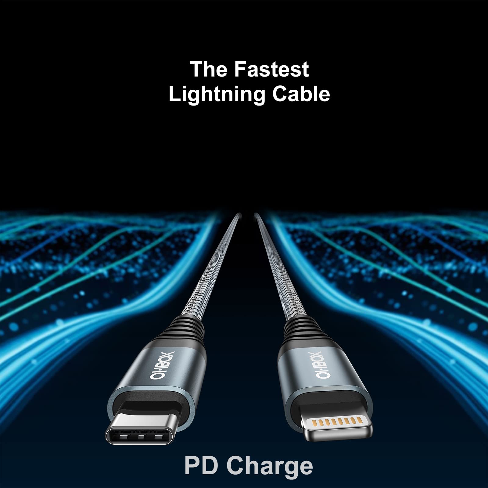 2-Pack 6FT USB C to Lightning Cable MFi Certified Fast Charging Cord for iPhone 14/13/12/11 Pro Max/Mini/X/XR/8 Plus & iPad - Perfect for Home, Office, Car & Travel Charging