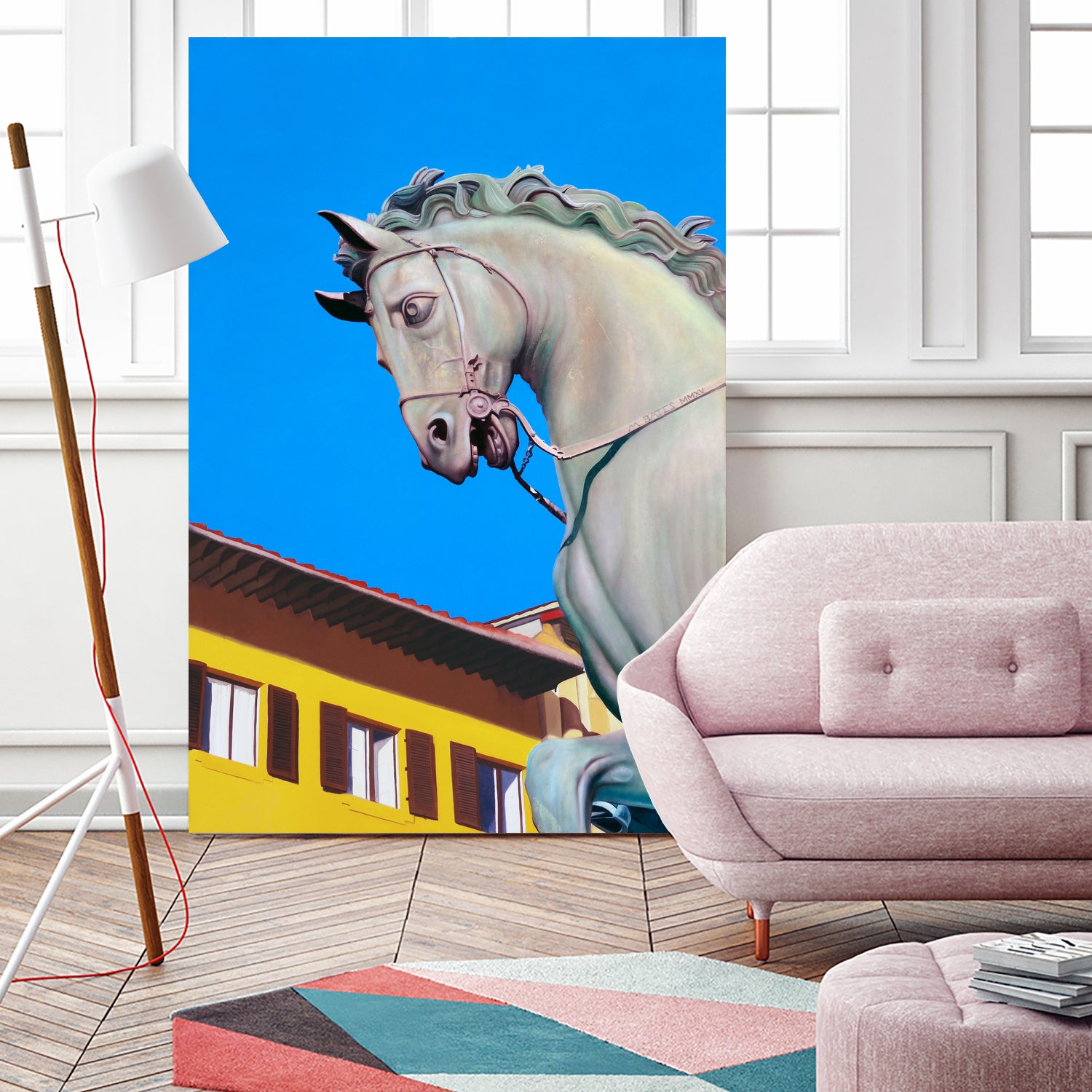 Cosimo Horse Statue - Elegant Italian Home Decor Sculpture for Living Room, Office & Garden | Perfect Gift for Art Lovers & Equestrian Enthusiasts
