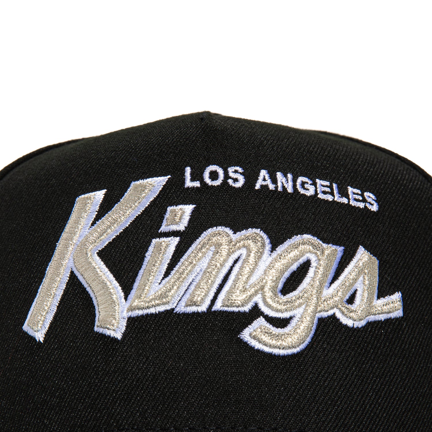 New Era 9Fifty A-Frame Los Angeles Kings Logo Patch Snapback Script Hat - Black | Official NHL Hockey Cap for Men & Women | Perfect for Games, Fan Gear & Streetwear Fashion