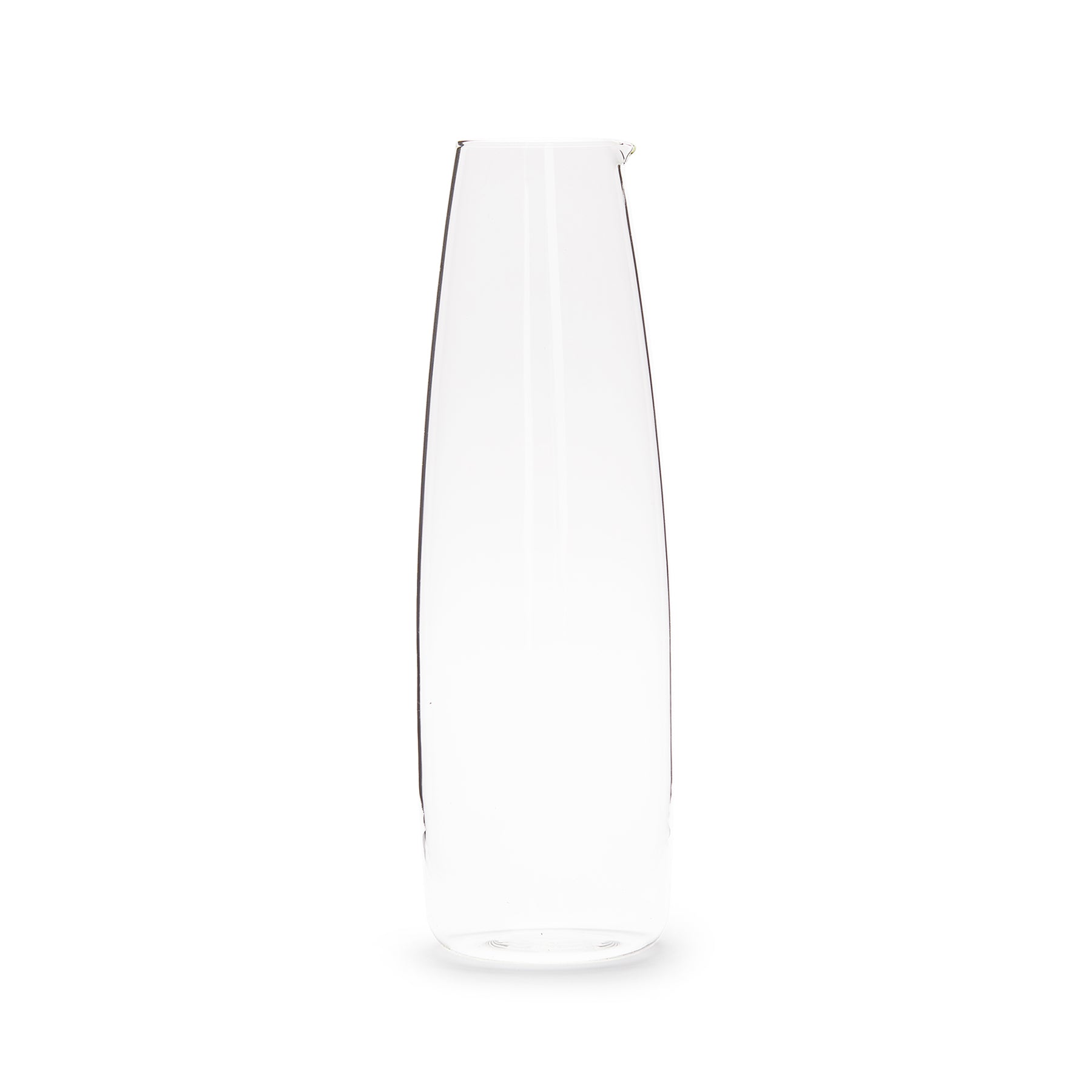 Luisa 1L Glass Carafe with Lid - Clear Water Pitcher for Iced Tea, Lemonade & Infused Water - Perfect for Parties, Dining & Kitchen Decor