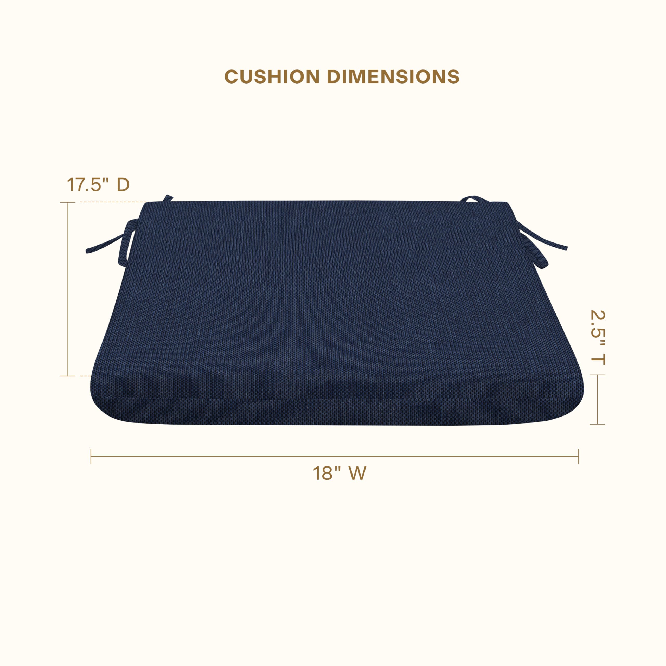 Premium Honeycomb Outdoor Universal Seat Cushion Set - 18