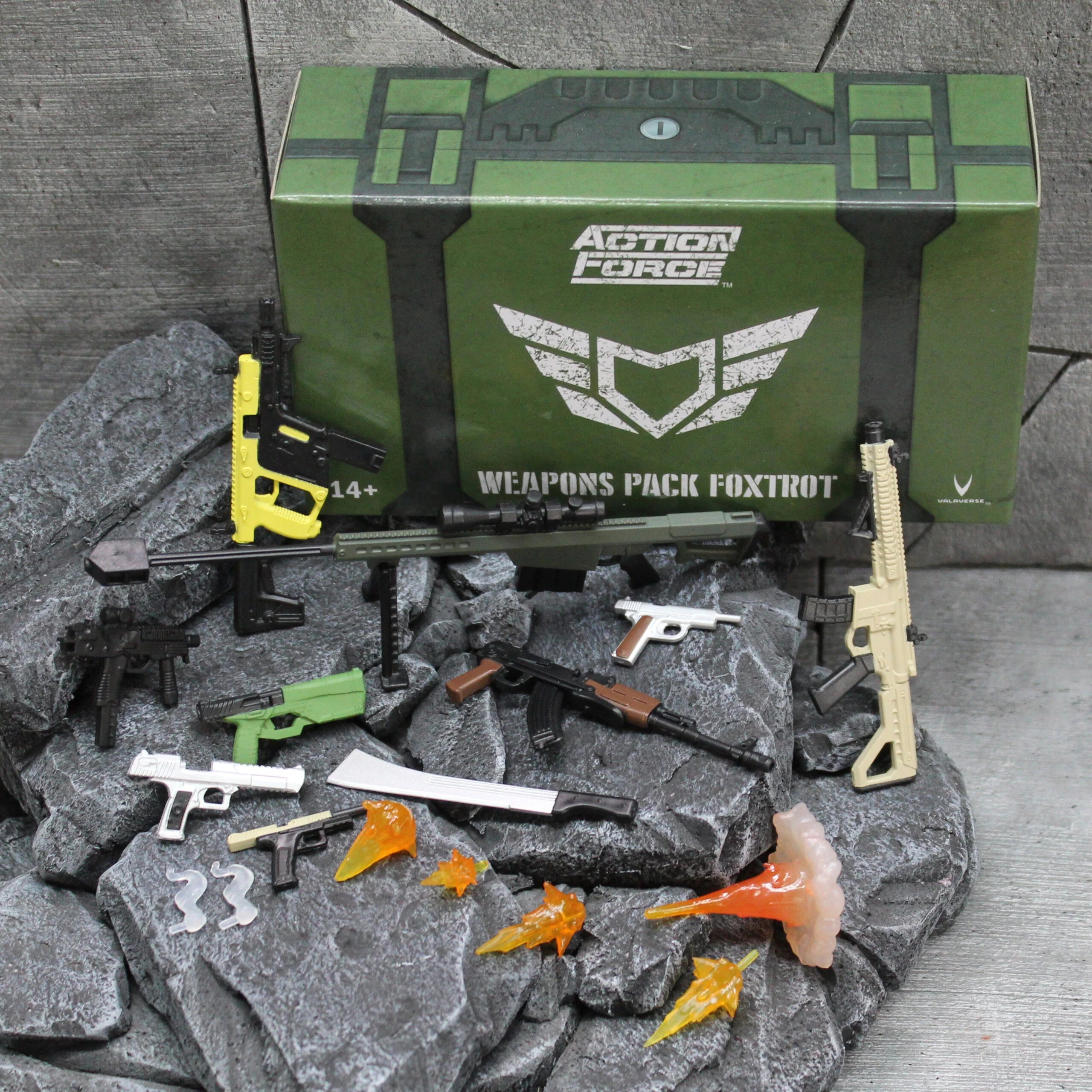 Action Force Weapons Pack Foxtrot - Tactical Accessory Set for 6-Inch Action Figures | Military & Combat Toy Accessories for Collectors & Role Play Scenes