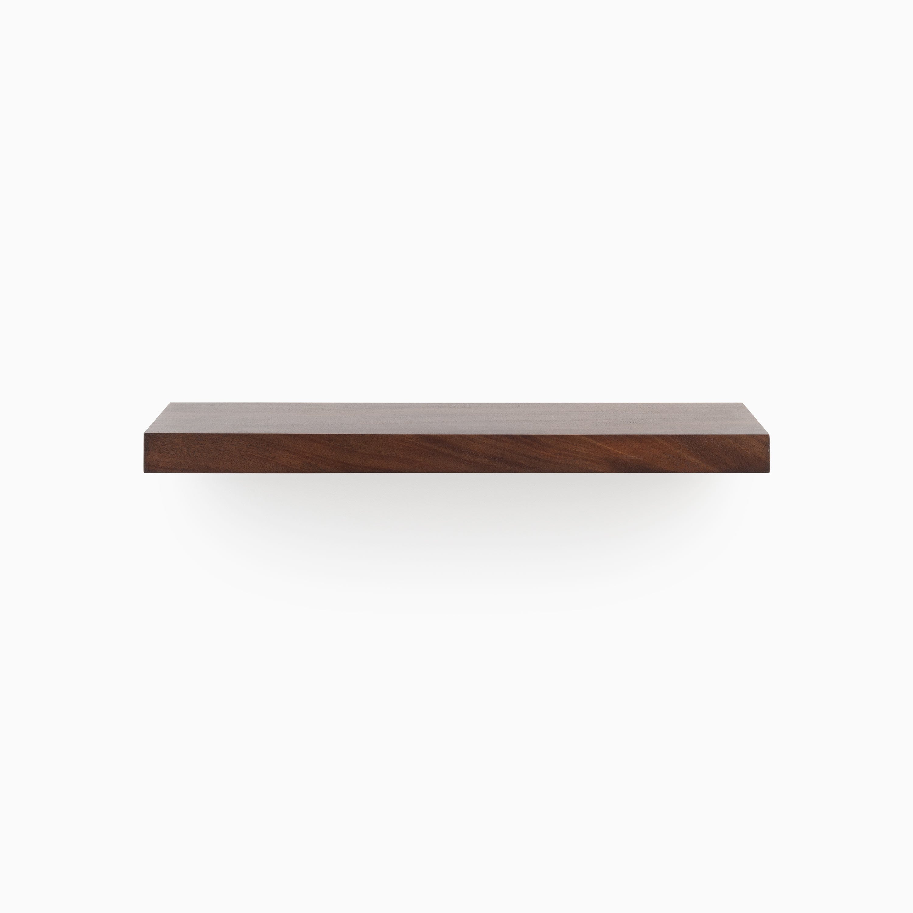 Aksel Espresso Floating Shelf - Rustic Wood Wall Shelf for Home Decor, Kitchen, Bathroom & Living Room - Perfect for Displaying Plants, Books & Decor Items