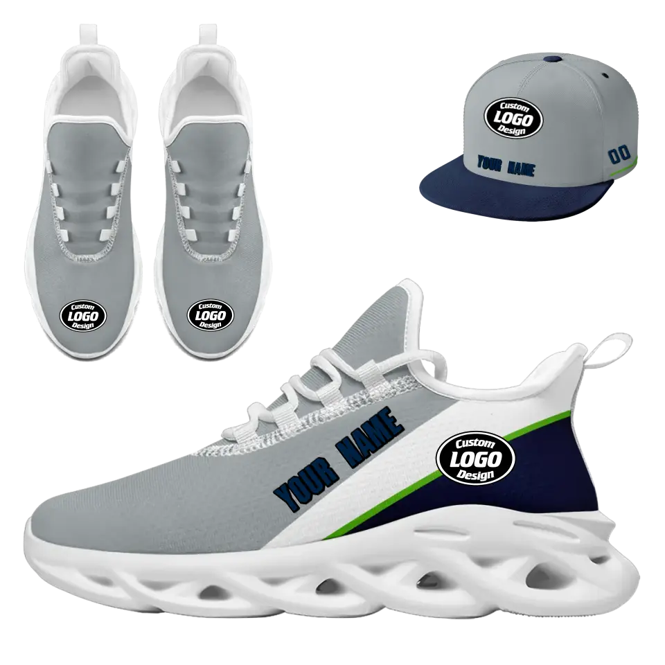 Custom Maxsoul Sneakers & Hat Combo Set - Personalized Athletic Shoes & Apparel for Brand Promotion, Gifts, Fan Festivals & Events - Perfect for Sports Enthusiasts & Corporate Branding