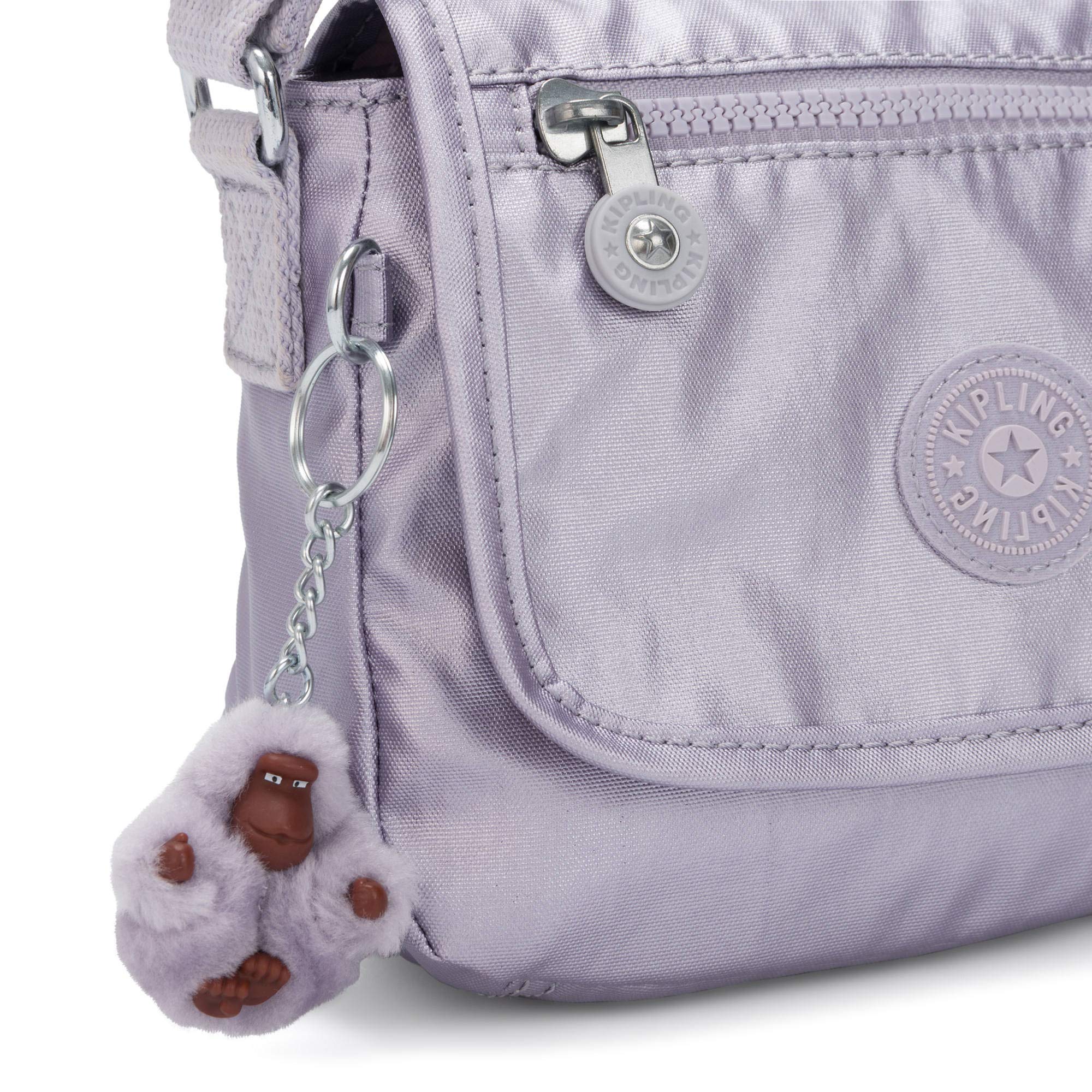 Kipling Sabian Metallic Crossbody Mini Bag - Stylish & Compact Purse for Women | Perfect for Travel, Shopping & Everyday Use