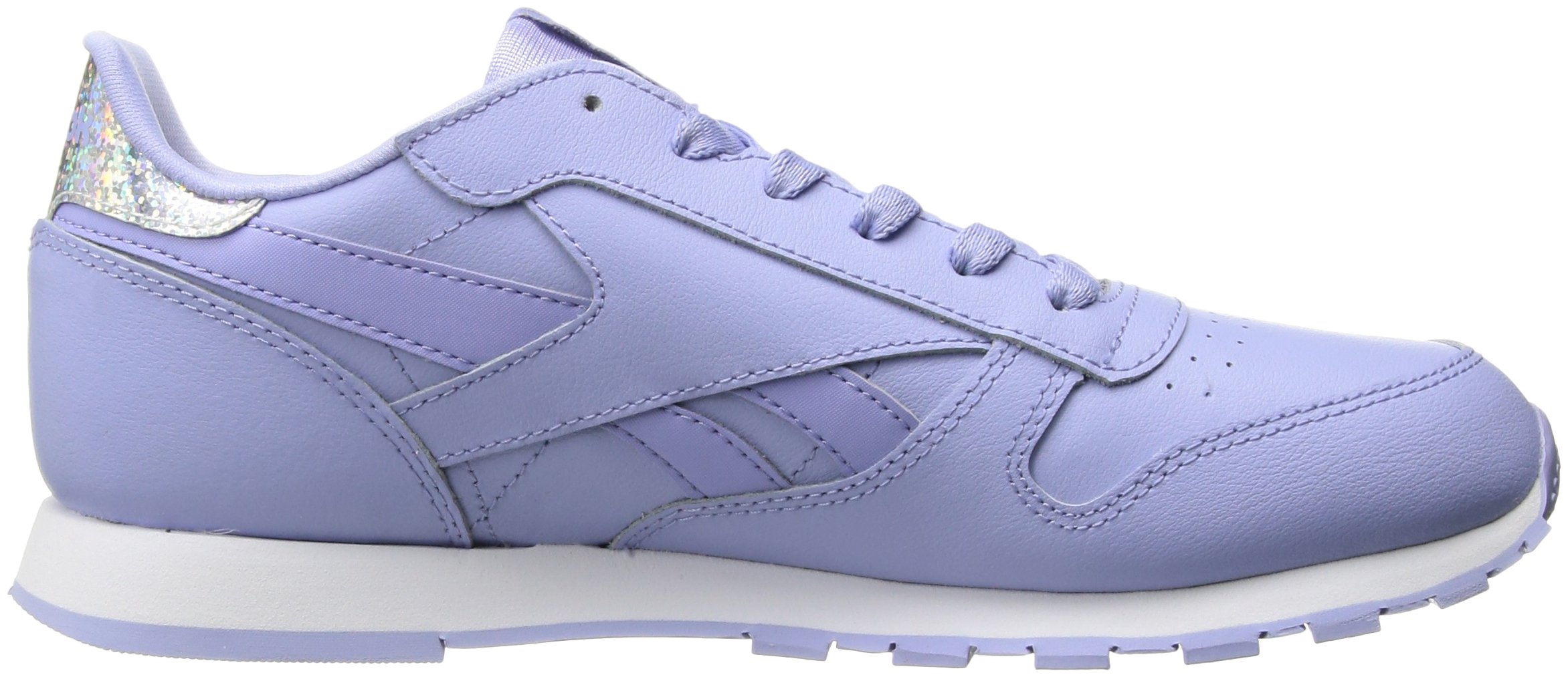 Reebok Classic Leather Pastel Sneakers for Kids - Lilac Glow/White - US 5.5 - Comfortable & Stylish for School, Play & Everyday Wear