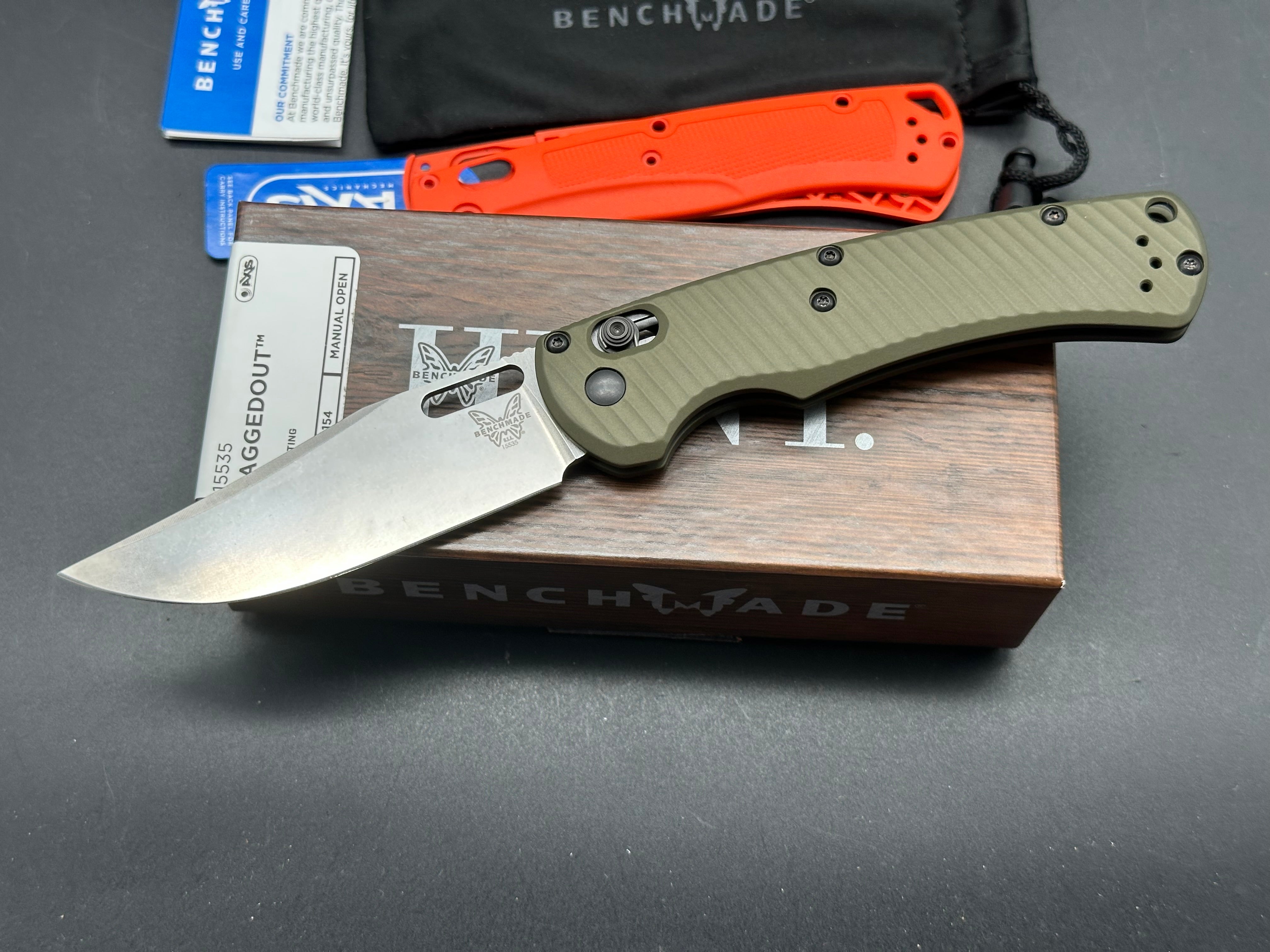 Benchmade Taggedout Folding Knife - 3.5