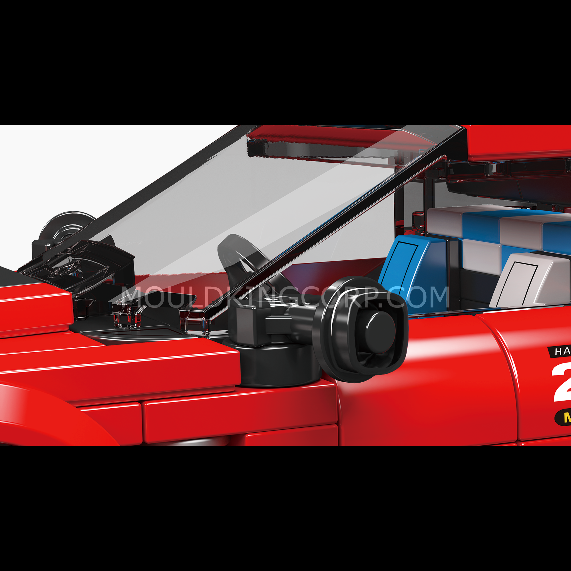 Mould King 27072 M8 Race Car Model Building Set - 481 Pcs STEM Toy for Kids & Adults | Creative DIY Construction Kit for Car Enthusiasts | Perfect Gift for Birthday, Christmas & Family Bonding Activities