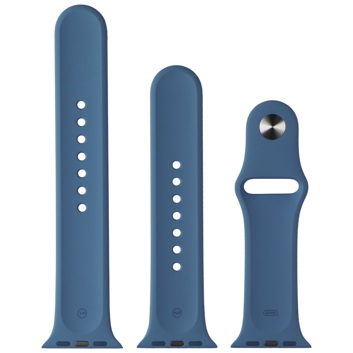 Apple Watch Sport Band 40mm - Compatible with 38mm/40mm/41mm Apple Watch Models - Northern Blue - Full Set - Perfect for Running, Workouts & Everyday Wear