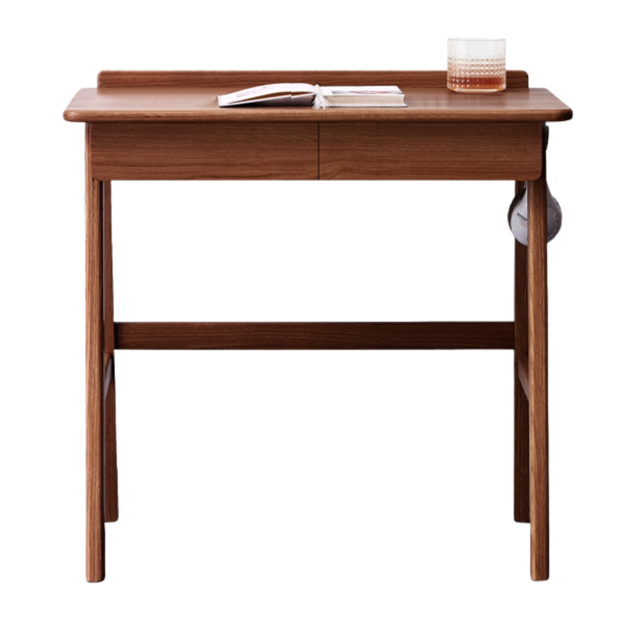 43.3x19.7x30.7 inch/ 110x50x78сm/ Walnut  color/ a desk with two drawers