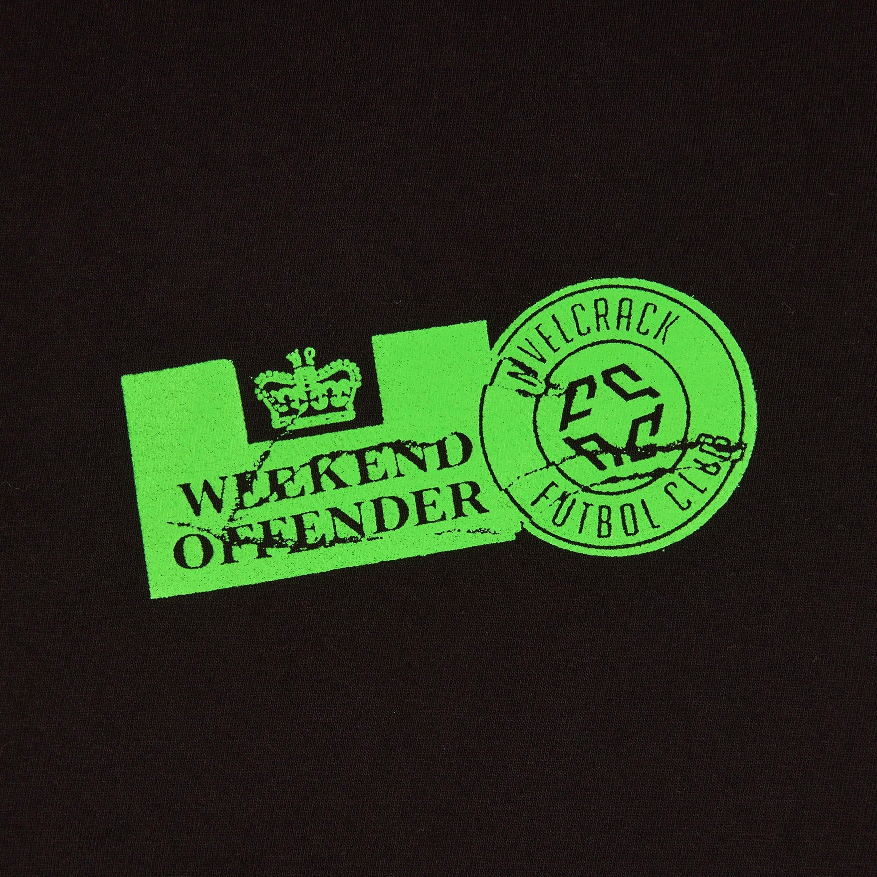 Nivelcrack x Weekend Offender Black Graphic T-Shirt - Stylish Streetwear for Men | Perfect for Casual Outings, Concerts & Urban Fashion