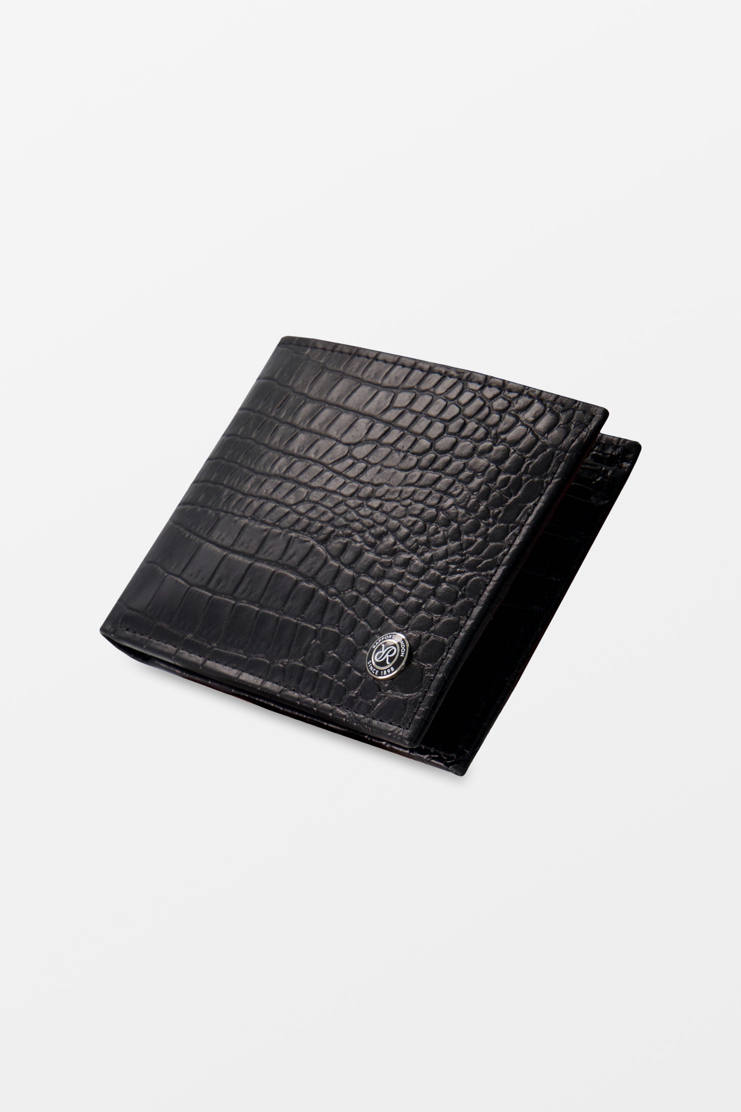 Slim RFID Blocking Black Leather Wallet for Men - Secure & Stylish Billfold for Everyday Use, Travel & Business