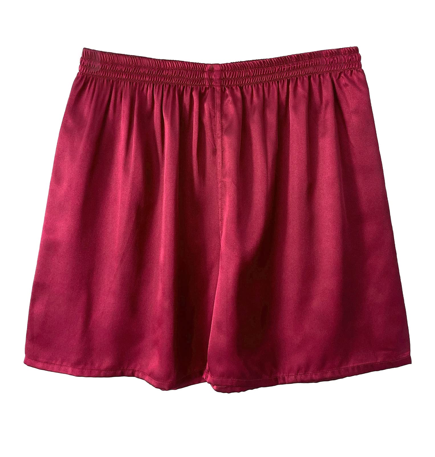 Men's Satin Boxer Shorts - Silk Feeling Sleepwear & Lounge Pajama Shorts - Perfect for Sleeping, Lounging & Travel