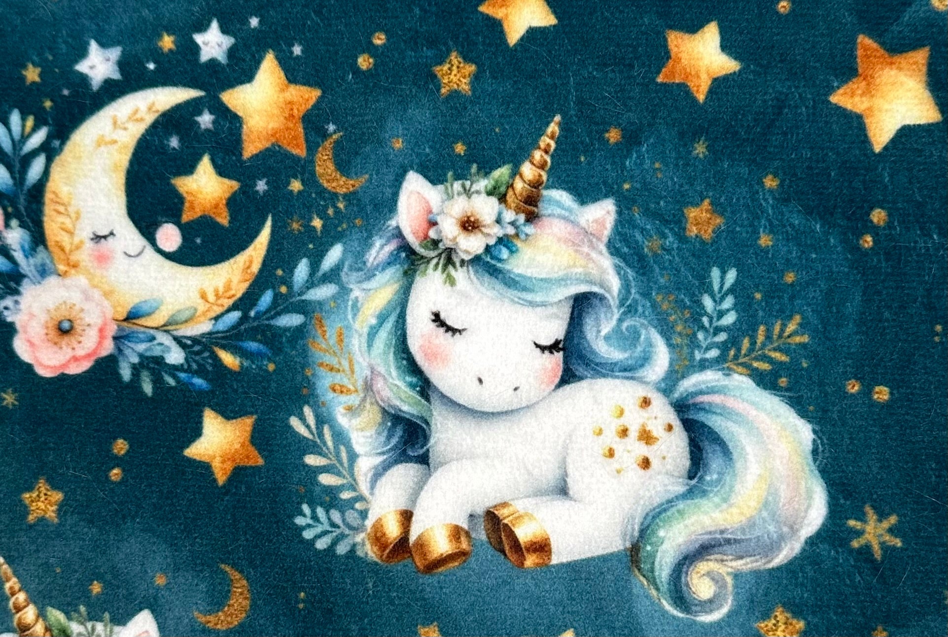 Soft Tie Dye Unicorn Baby Blanket 34x45