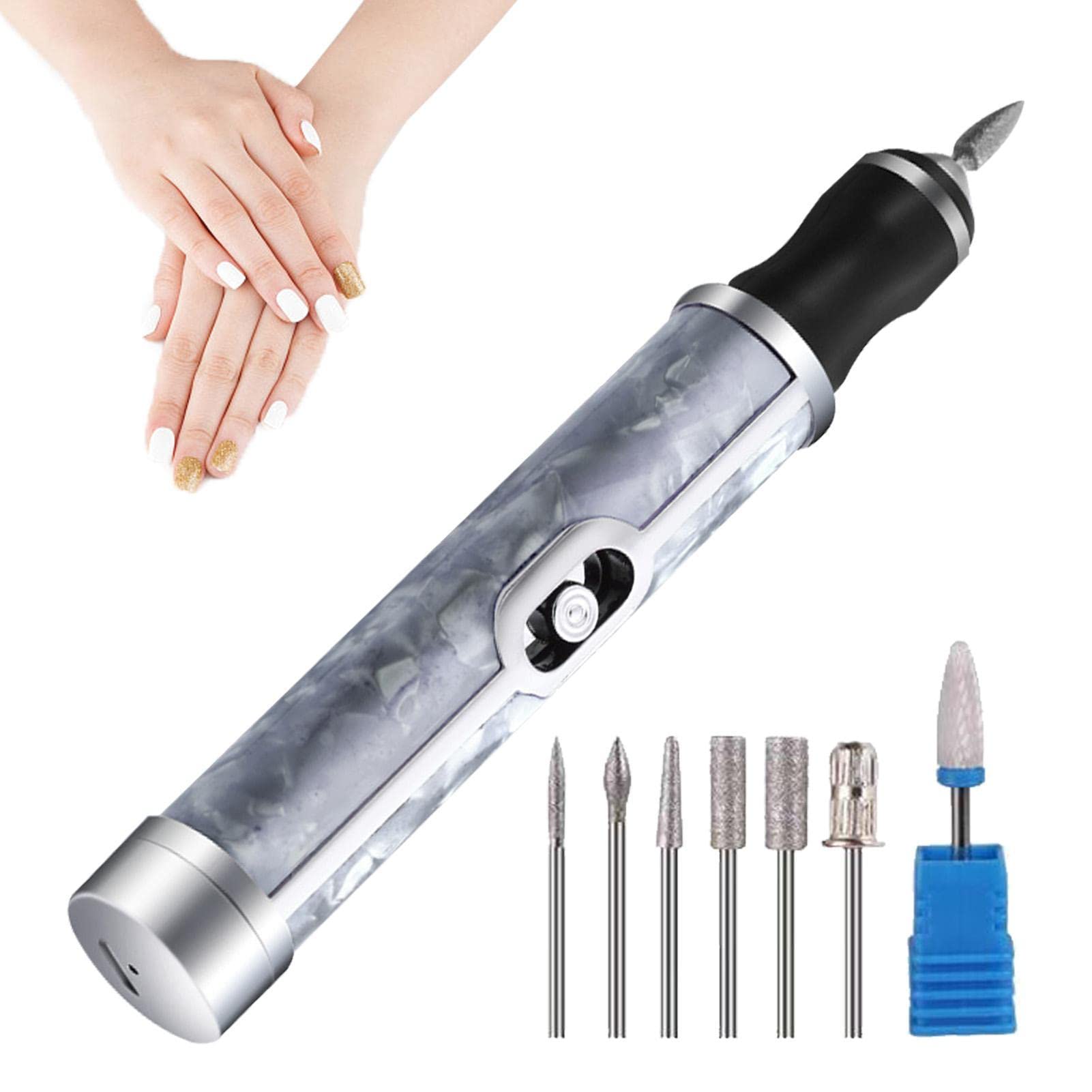 Professional Electric Nail Filer & Grinder - 4 Speed Adjustable Toenail Sander for Thick Nails, Callus Removal & Edge Shaping | Perfect for Pedicures, Home Nail Care & Professional Salon Use