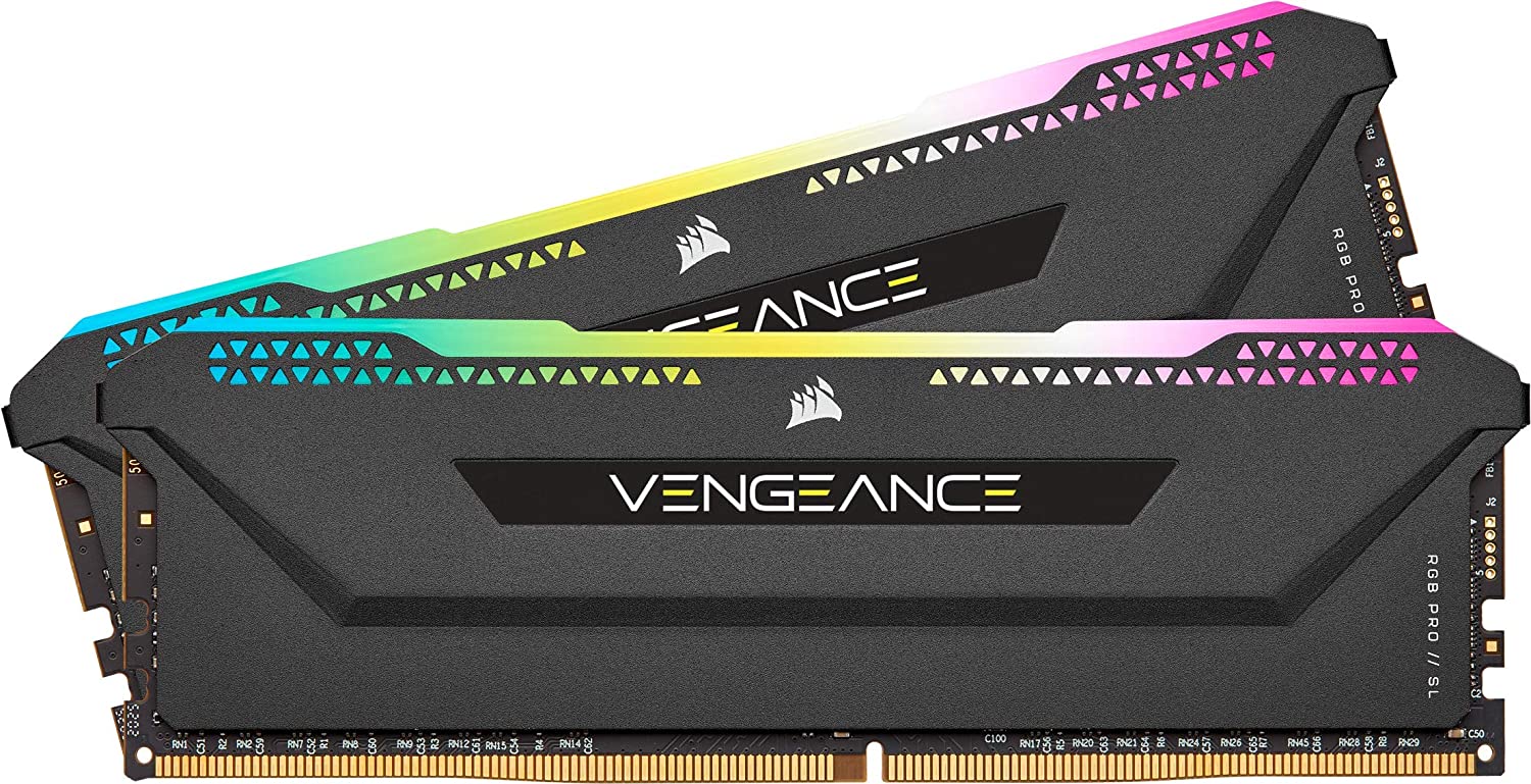 32GB (2x16GB) DDR4 3200MHz RGB Gaming RAM Kit - High Performance Desktop Memory for PC Builds, Streaming & Content Creation - MYD4 32GB3200RGB