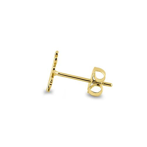 14K Solid Yellow Gold Tree of Life Stud Earrings for Women - Minimalist Nature Inspired Jewelry - Perfect for Everyday Wear, Gifts & Special Occasions