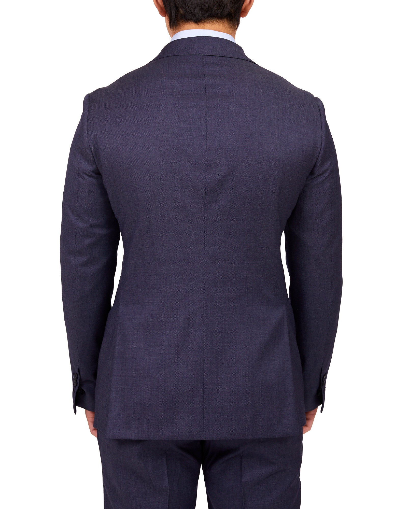 Premium HENRY SARTORIAL Men's Blue Wool Suit with Peak Lapel - Business Formal Attire for Weddings, Interviews & Office Wear