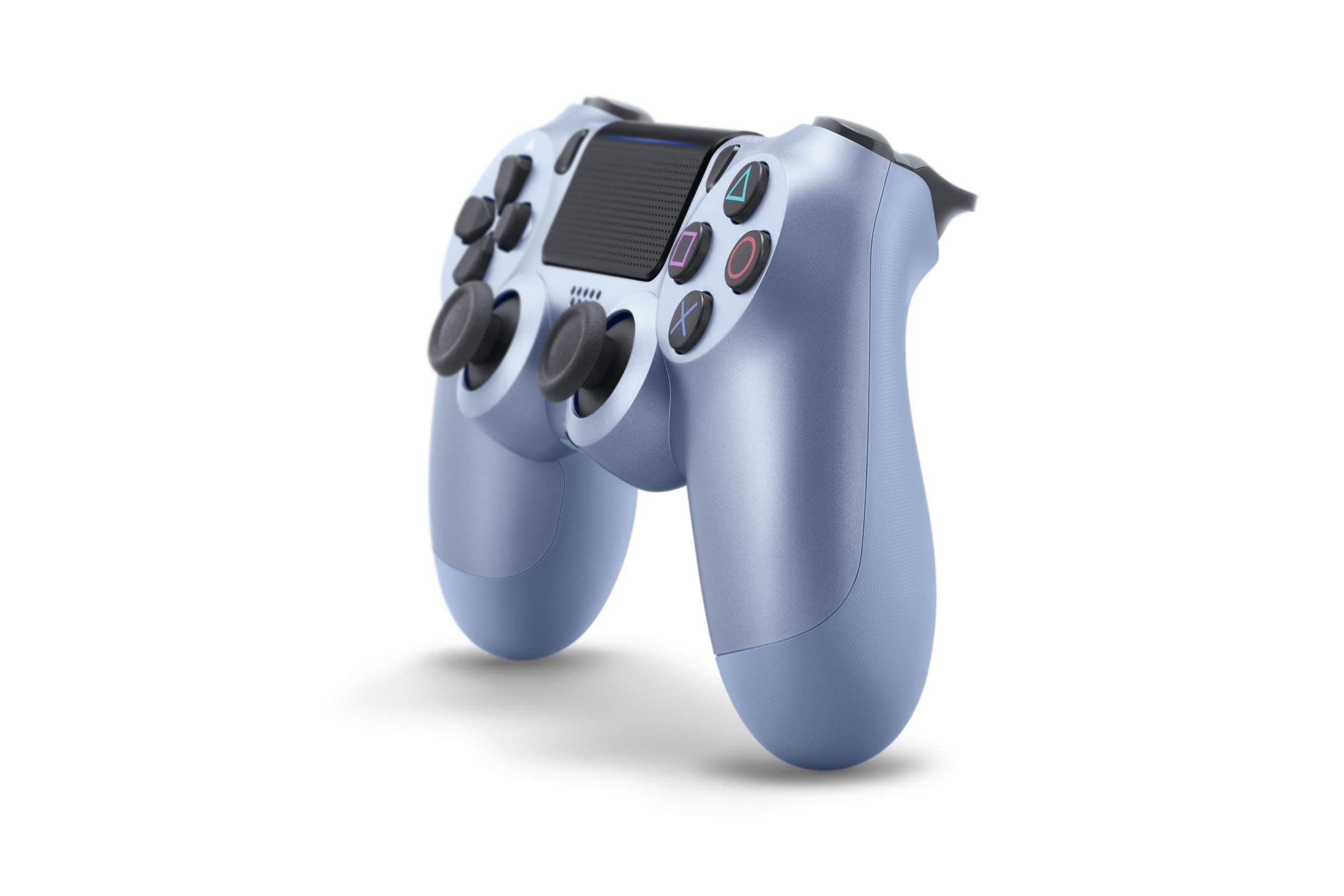 Renewed DualShock 4 Wireless Controller for PlayStation 4 - Titanium Blue | Official Sony PS4 Gamepad with Precise Controls | Perfect for Gaming, Streaming & Multiplayer Sessions