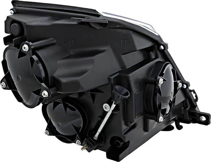 2008-2014 Cadillac CTS Sedan & 2011-2015 Coupe Replacement Headlight Assembly Kit - Halogen Headlamp Set for Driver & Passenger Side - Perfect for Night Driving and Vehicle Restoration Projects