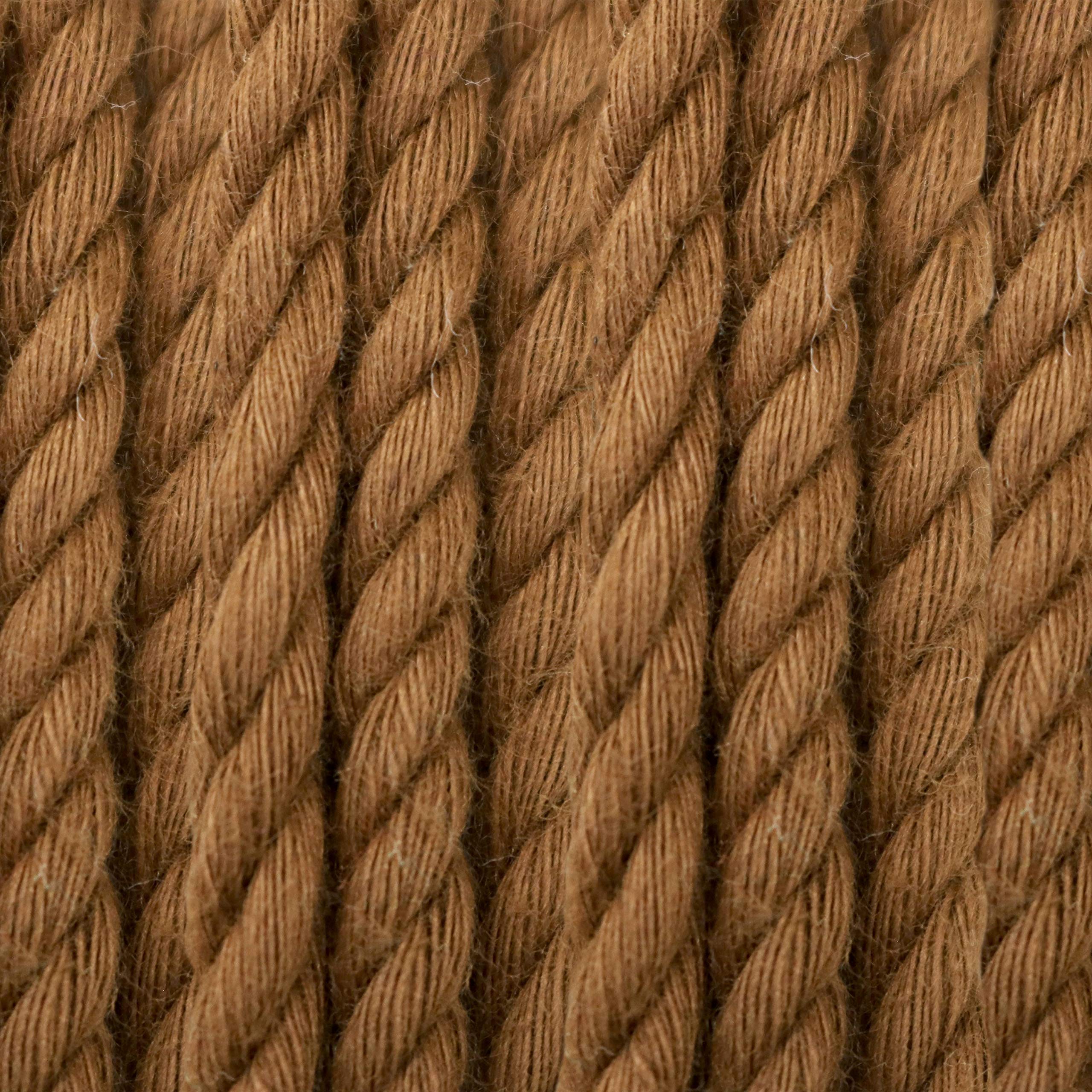Sunnydaze Double Polyester Rope Hammock with Pillow - 400 lb Weight Capacity - Brown - Perfect for Backyard, Patio, Beach & Outdoor Relaxation