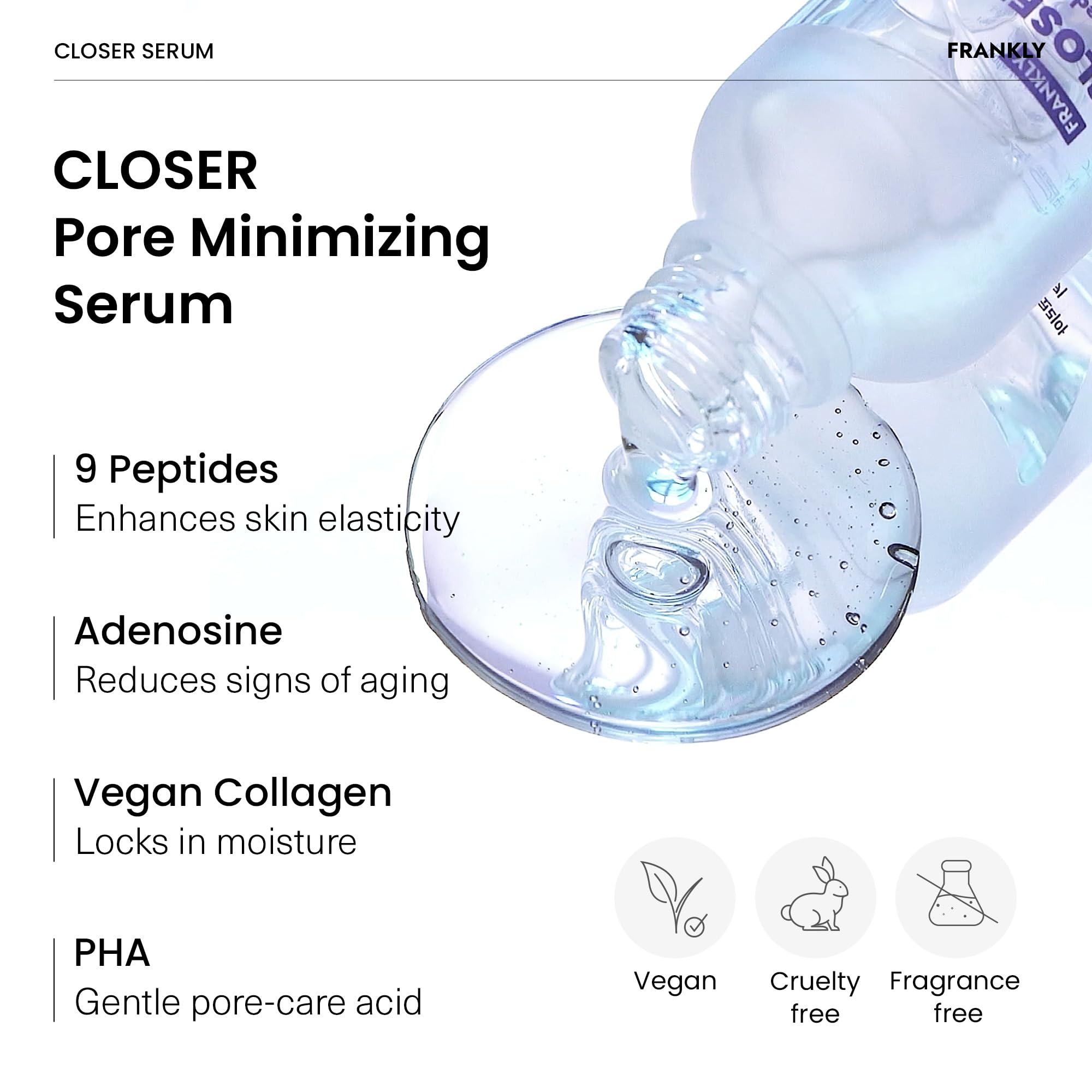 Frankly Ultimate Pore Care Set Mega Jumbo - Deep Cleansing Oil, Closer Serum, AHA 8.05% Toner | BHA & LHA Pore Purifying Cleanser, Peptide Serum | Vegan, Cruelty-Free Skincare for Oily & Acne-Prone Skin | Perfect for Daily Face Cleansing & Pore Minimizing Routine