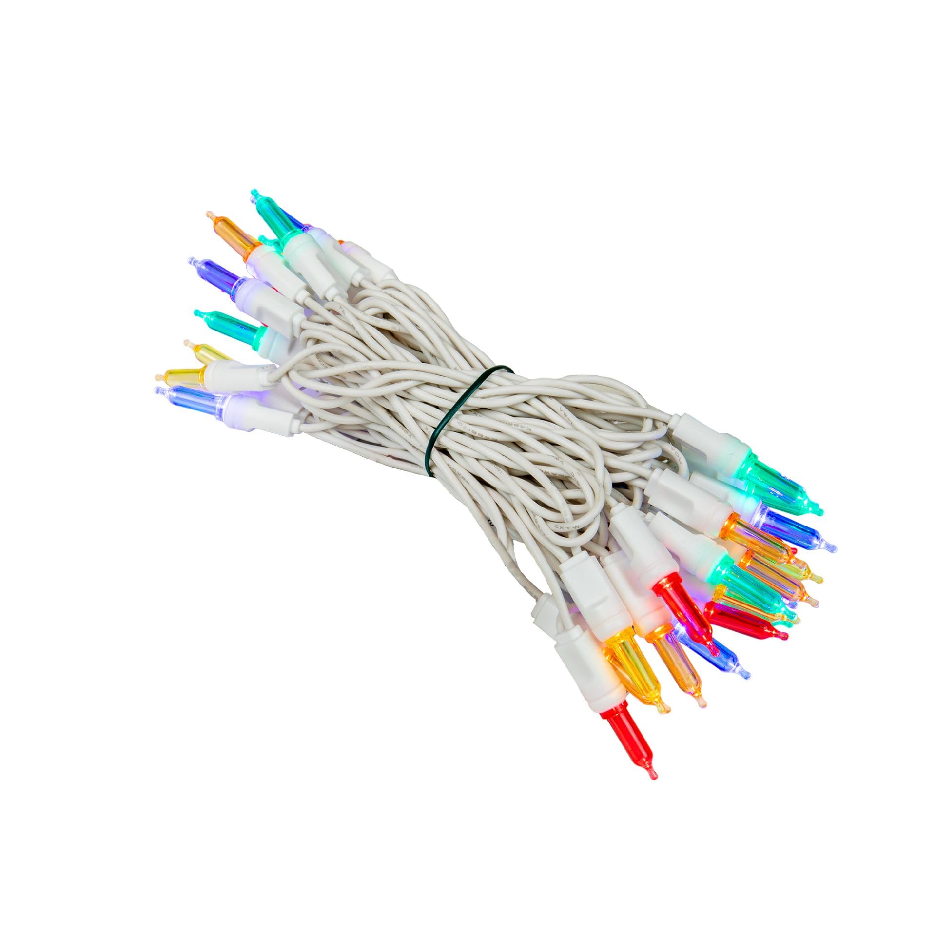 T5 LED Multi Christmas String Lights - 35 Mini Bulbs for Indoor/Outdoor Decor (White Wire, 11.5ft) - Perfect for Christmas Tree, Patio, Wedding & Party Lighting